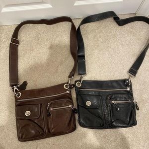 Roots vintage leather purses